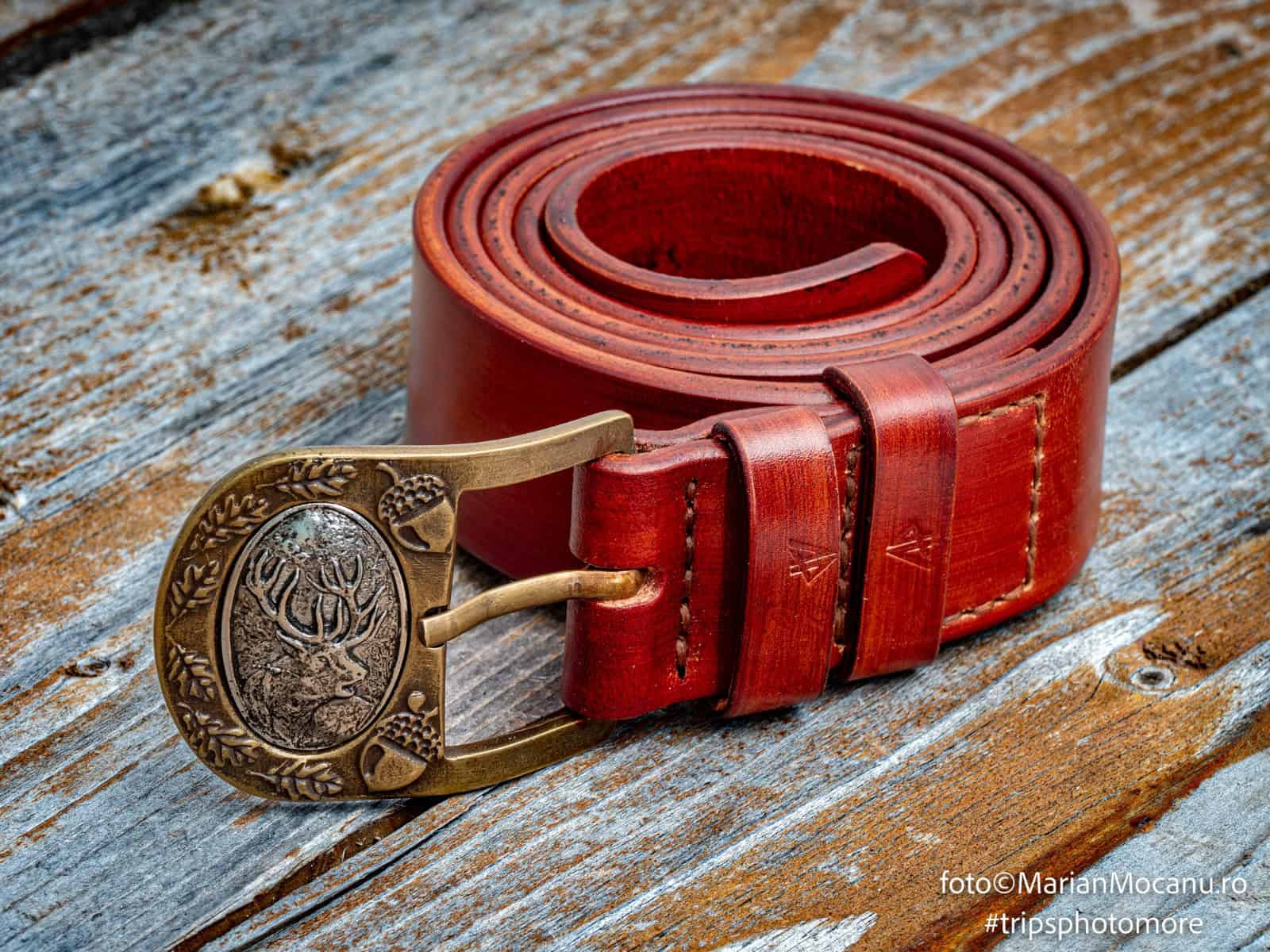 Leather belt