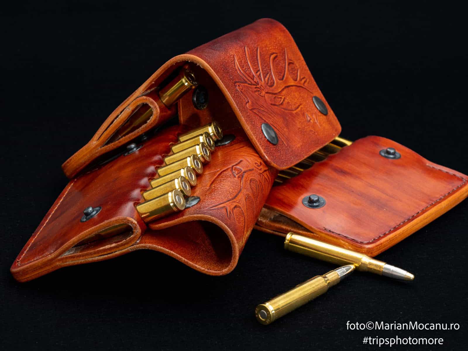 Leather bullets case — hero